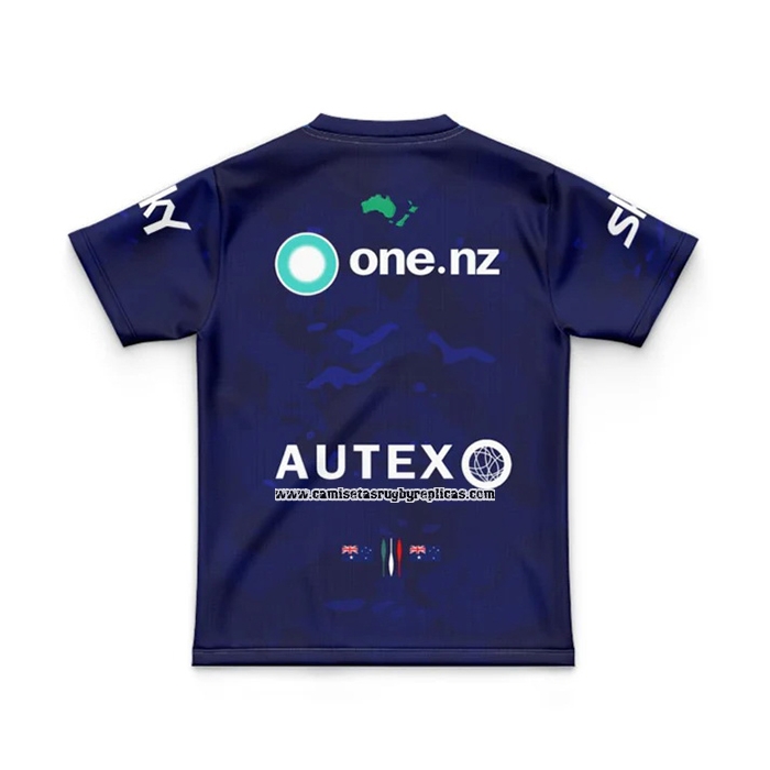 Camiseta Ninos Nueva Zelandia Warriors Rugby 2024 ANZAC